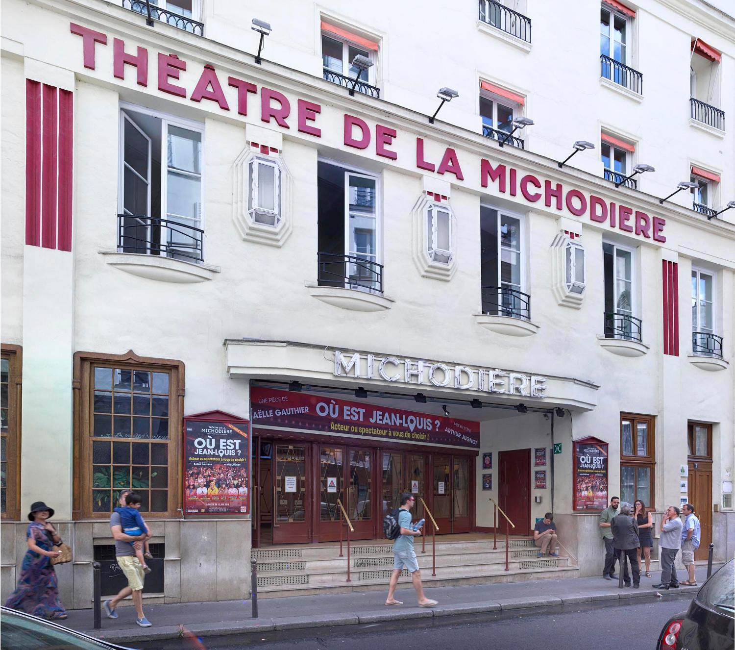 Michodière (Paris, 2e arrondissement), théâtre de la