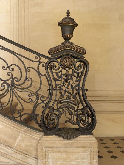 rampe d'appui, escalier de l' hôtel de Marsilly (non étudié)