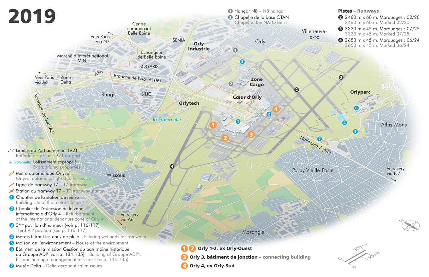 L'aéroport d'Orly en 2019