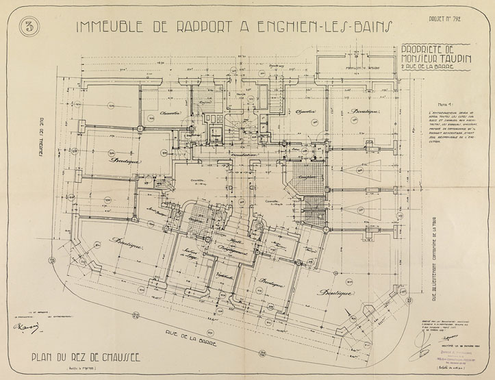 immeuble de monsieur Taupin, 3 rue de la Barre