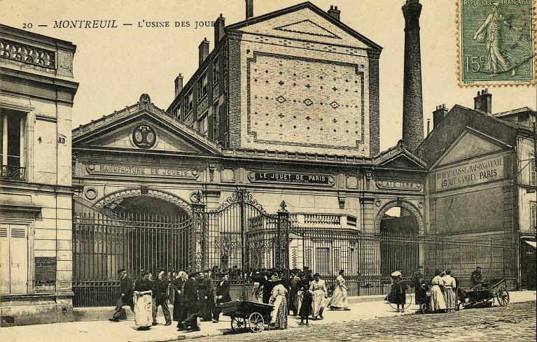 Usine de ferblanterie Jouets de Paris, puis JEP (détruit)