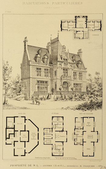 maison de notable Le château Léon, actuellement lycée Gustave Monod