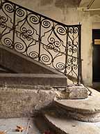 rampe d'appui, escalier de la maison à porte cochère dite hôtel de Villemonté (non étudié)
