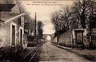 voie ferrée de la ligne des chemins de fer de grande banlieue