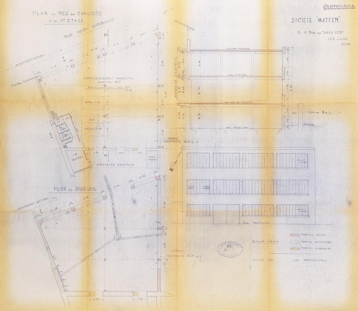 Usine d'emboutissage et d'estampage (usine de moules et ustensils métalliques) Mafter et Mora, actuellement bureaux