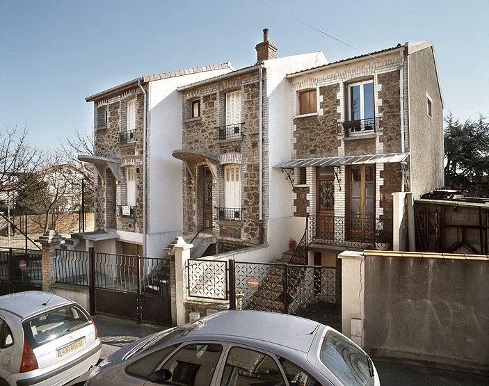 maisons, immeubles