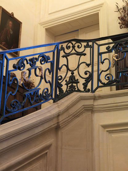 rampe d'appui, escalier de l' hôtel de Richelieu (non étudié)