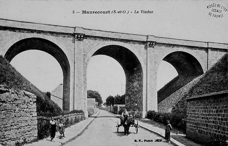 voie ferrée de la ligne Argenteuil-Mantes