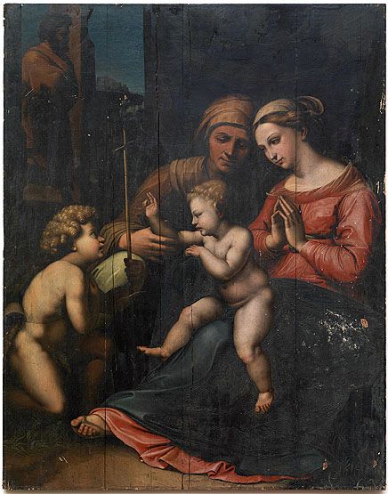 tableau : la Sainte Famille