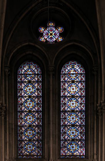 Ensemble de 17 verrières - Chapelle Saint-Ignace (ancienne chapelle des Jésuites)