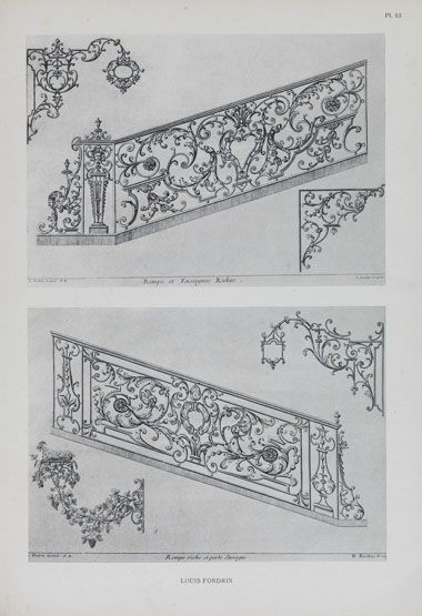 dossier de synthèse sur les escaliers, rampes d'appui et départs de rampe d'appui