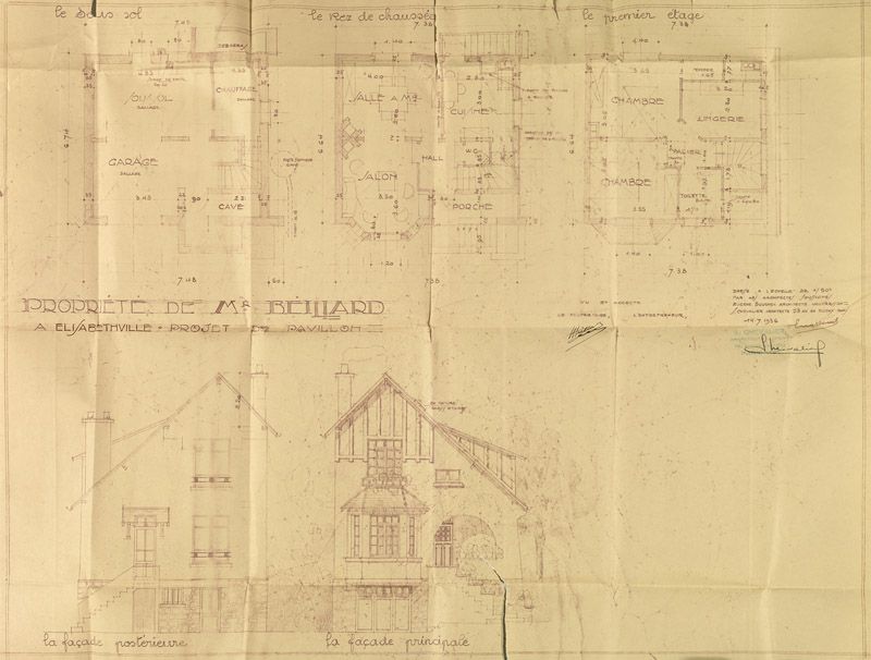 les maisons d'Elisabethville