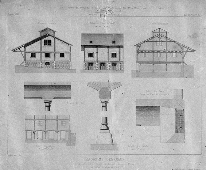 entrepôt public, dit magasins généraux, et bureau central de l'octroi