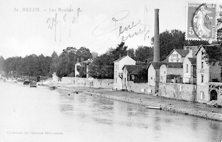 minoterie appelée Moulins de Melun