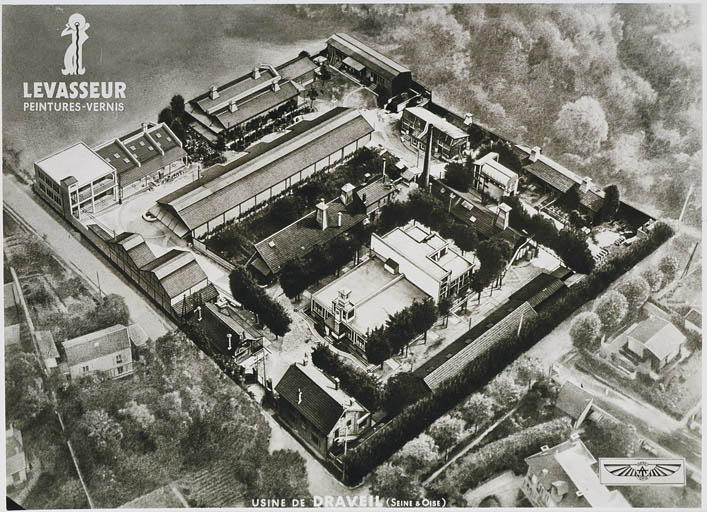 usine de peintures et vernis Dida puis Levasseur et Cie, actuellement temple