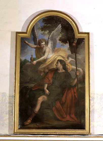 tableau : Saint Roch et l'ange