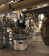 Site Biocitech, vue intérieure des équipements et machines.