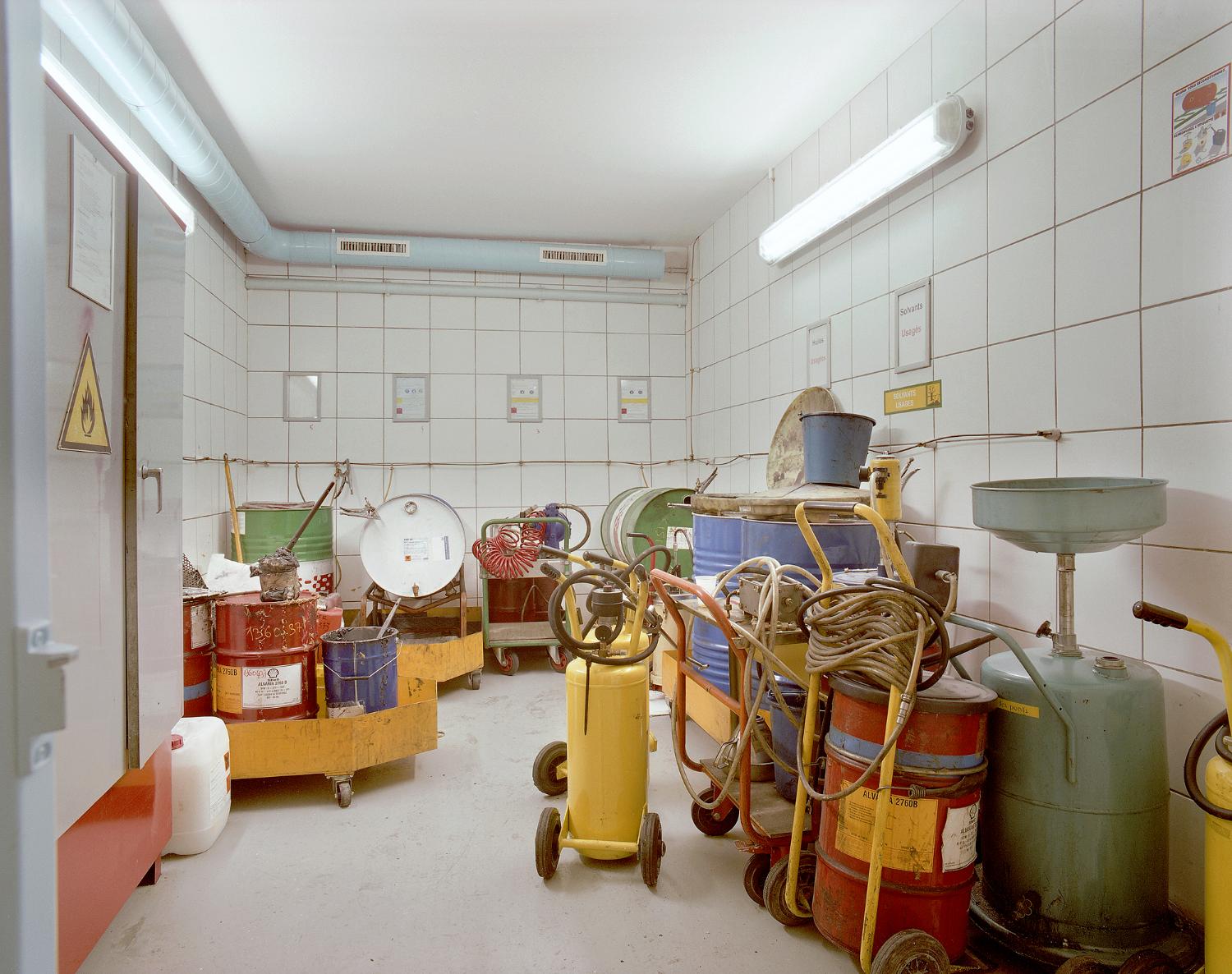 Atelier de réparation du matériel roulant de la ligne 11 de la Compagnie du chemin de fer métropolitain de Paris, puis de la RATP