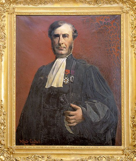 tableau : Portrait d'un président du tribunal