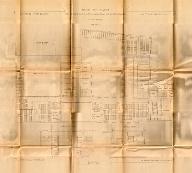 Plan du 1er étage de l'école de filles, de l'asile et du bureau de bienfaisance, 1886. (AD75 V27 M4 art.1-13).