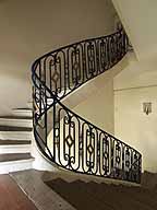 rampe d'appui, escalier secondaire de l'hôtel de Rohan-Strasbourg, actuellement Archives Nationales (non étudié)