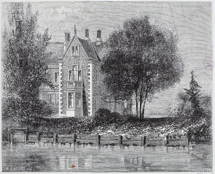 maison de notable Château d'Enghien, actuellement lycée Gustave Monod