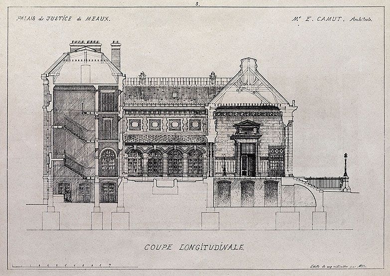 palais de justice, actuellement Maison de solidarité départementale